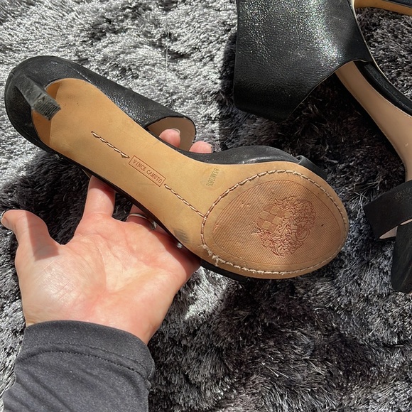 Vince Camuto Stiletto Black Shimmer Glitter Heel - perfect for valentines 💘 - Picture 6 of 7